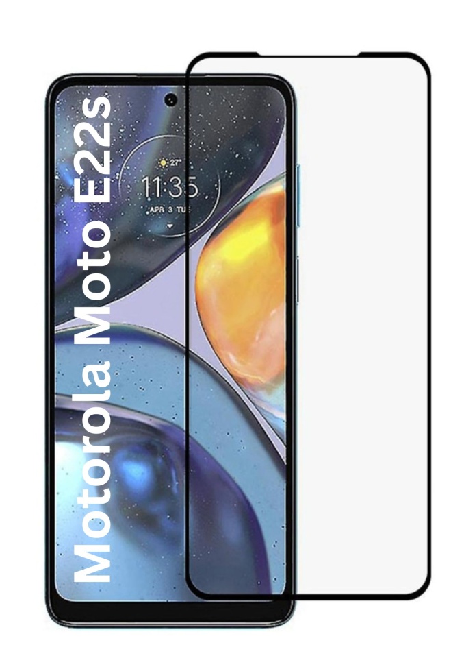 Folie pentru Motorola Moto E22s, SKYDDAR INNOVATION, Sticla Securizata, Ultra HD, Protectie 111D, Montare Simplă, Transparent, set cu sticker