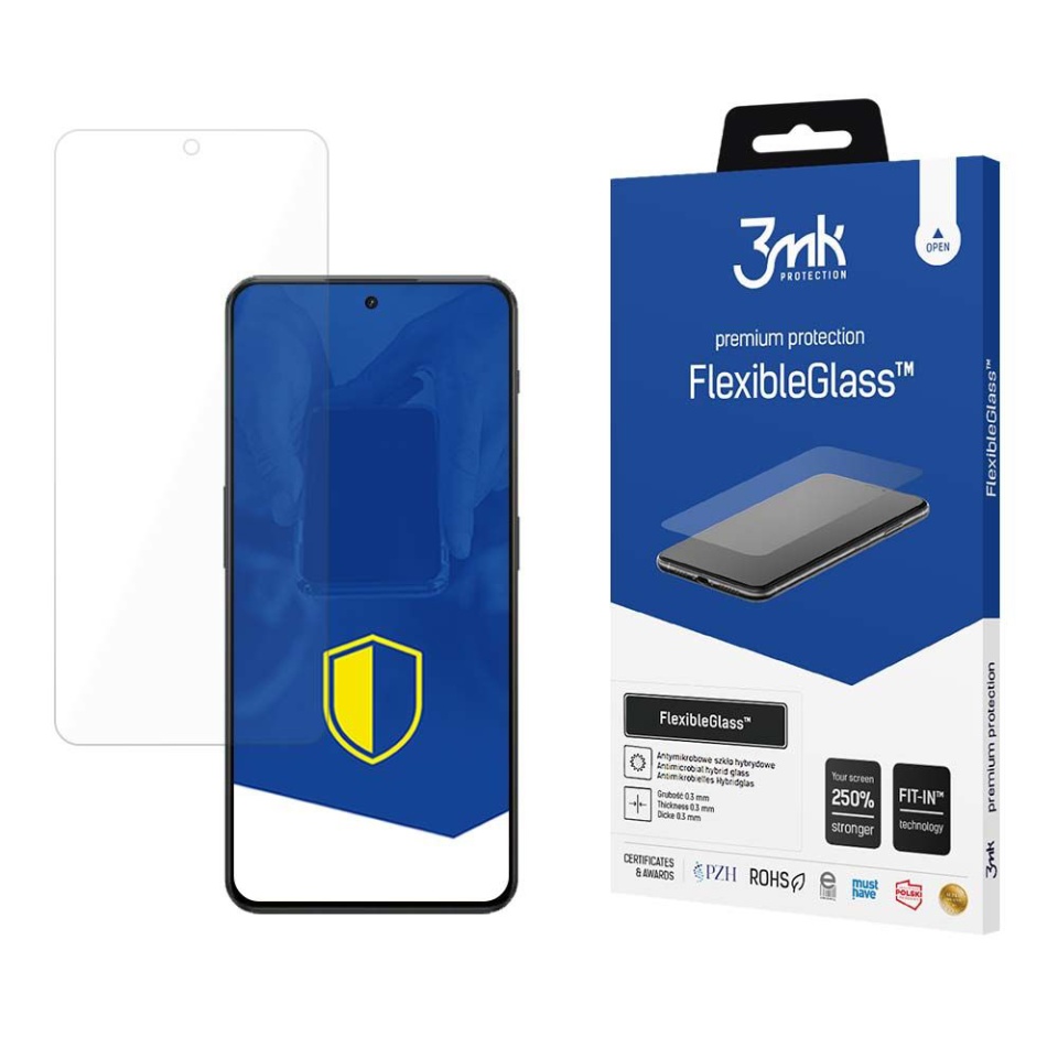 Folie pentru OnePlus Nord 3 din silicon, 3mk FlexibleGlass, Transparent
