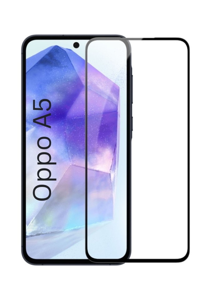 Folie pentru Oppo A5 4G, SKYDDAR INNOVATION, Sticla Securizata, Ultra HD, Protectie 111D, Montare Simplă, set cu sticker, Transparent
