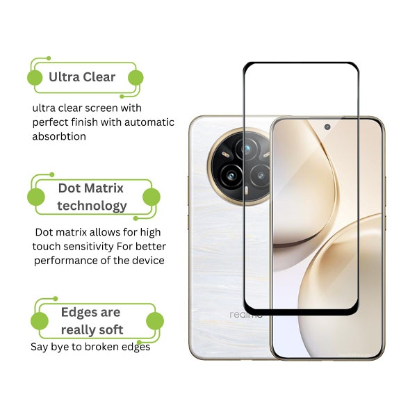 Folie pentru Realme 14 Pro, SKYDDAR INNOVATION, Sticla Securizata, Ultra HD, Protectie 111D, Montare Simplă, set cu sticker, Transparent - 1 | YEO