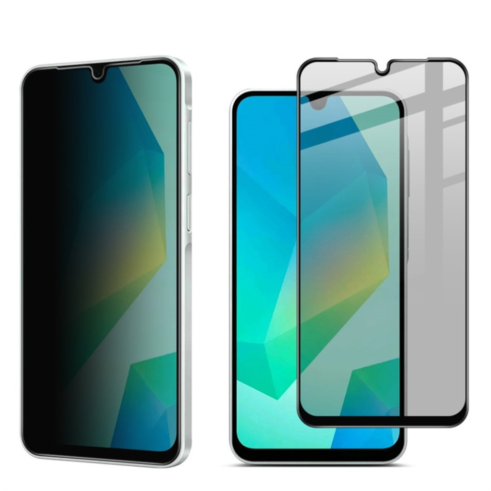 Folie pentru Samsung Galaxy A17 5G, Anti-spy Ultra HD, Protectie 9H, Montare Simplă, 111D, set cu sticker, Privacy - 2 | YEO