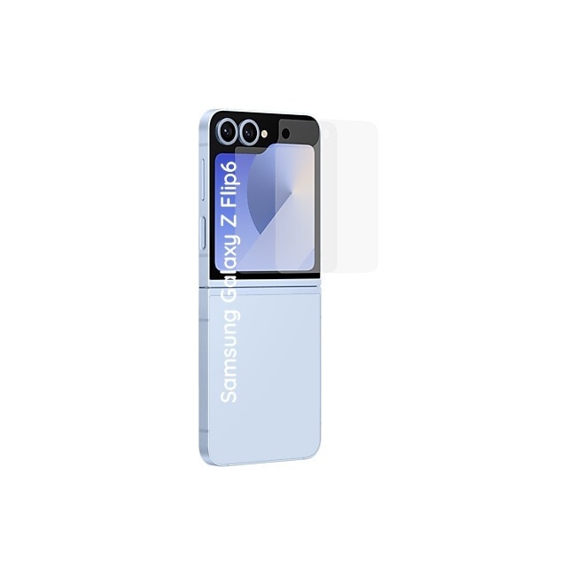 Folie pentru Samsung Galaxy Z Flip6, SKYDDAR INNOVATION, Sticla Securizata, Ultra HD, Protectie 111D, Montare Simplă, set cu sticker, Transparent