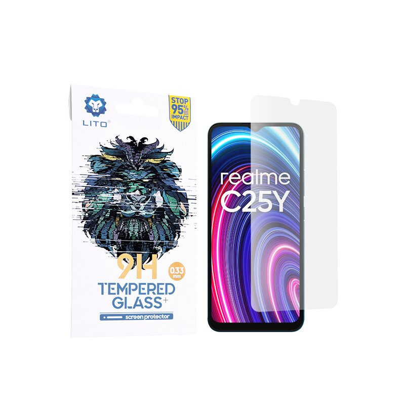 Folie Realme C25Y din sticla 2.5D Classic LITO - Clear