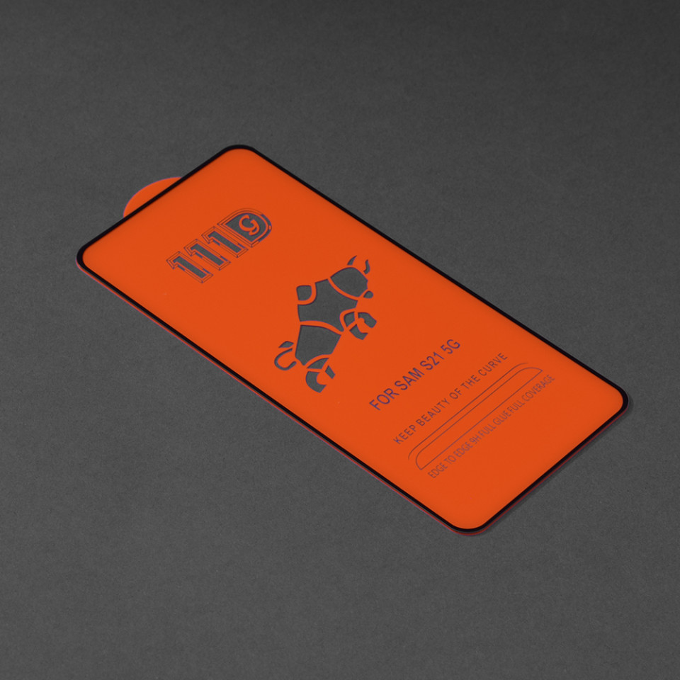 Folie Samsung Galaxy S21 5G, ce acopera tot ecranul 111D, Techsuit - Negru - 1 | YEO