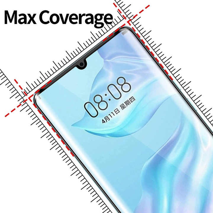 Folie sticla pentru Huawei P30 Pro, full glue, SKYDDAR 5D, Negru - 3 | YEO