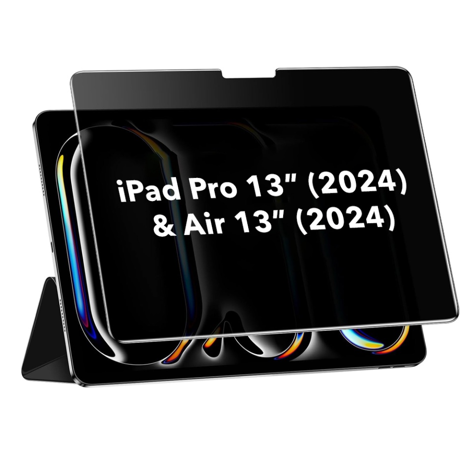 Folie sticla pentru iPad Pro 13 (2024) / Air 13 (2024), Claritate si Protectie Maxima, 0.33mm, Strat Oleofobic Anti-Amprenta, SKDR 3D Tab Glass - Transparent