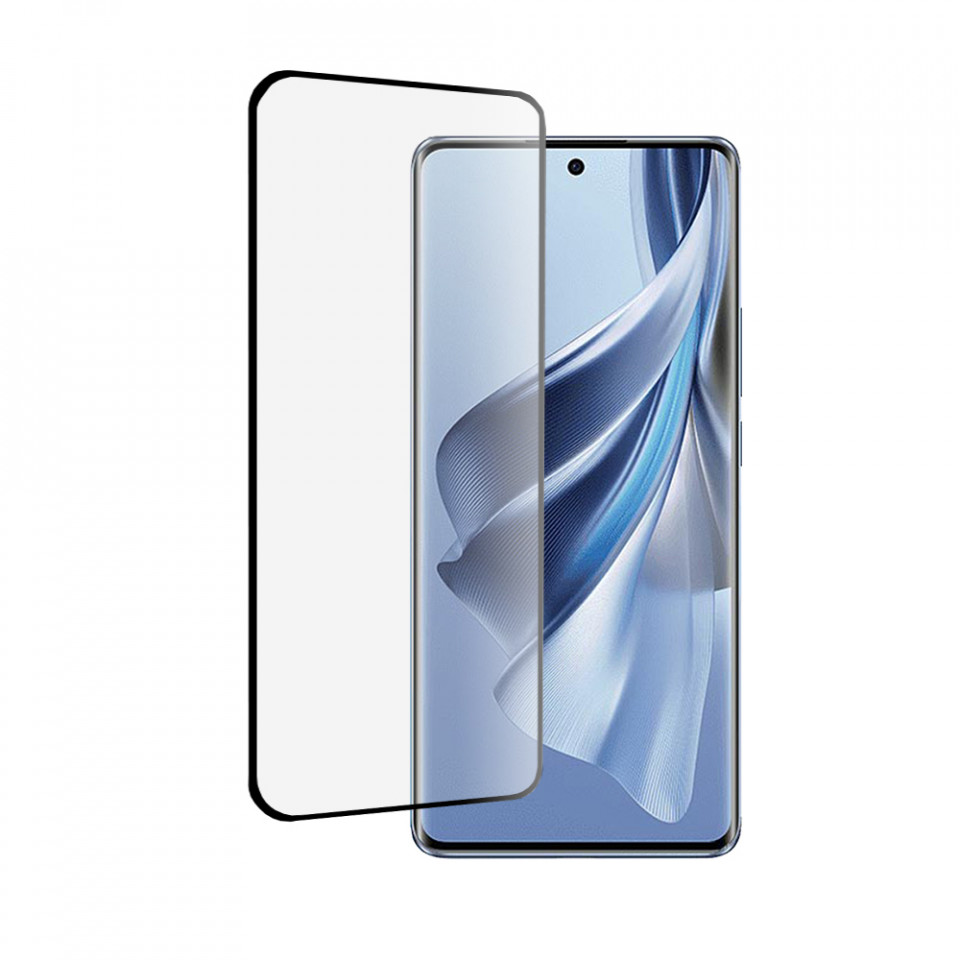 Folie sticla pentru Oppo Reno10, full glue, SKYDDAR 9H - Negru