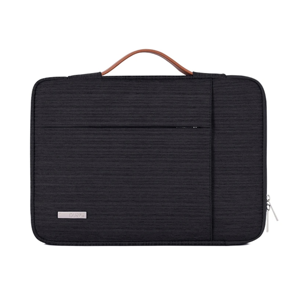 Geantă Laptop pentru Dispozitive de 15-16 inch, Interior Moale pentru Protecție, CanvasArtisan Handbag (K28-20) - Negru
