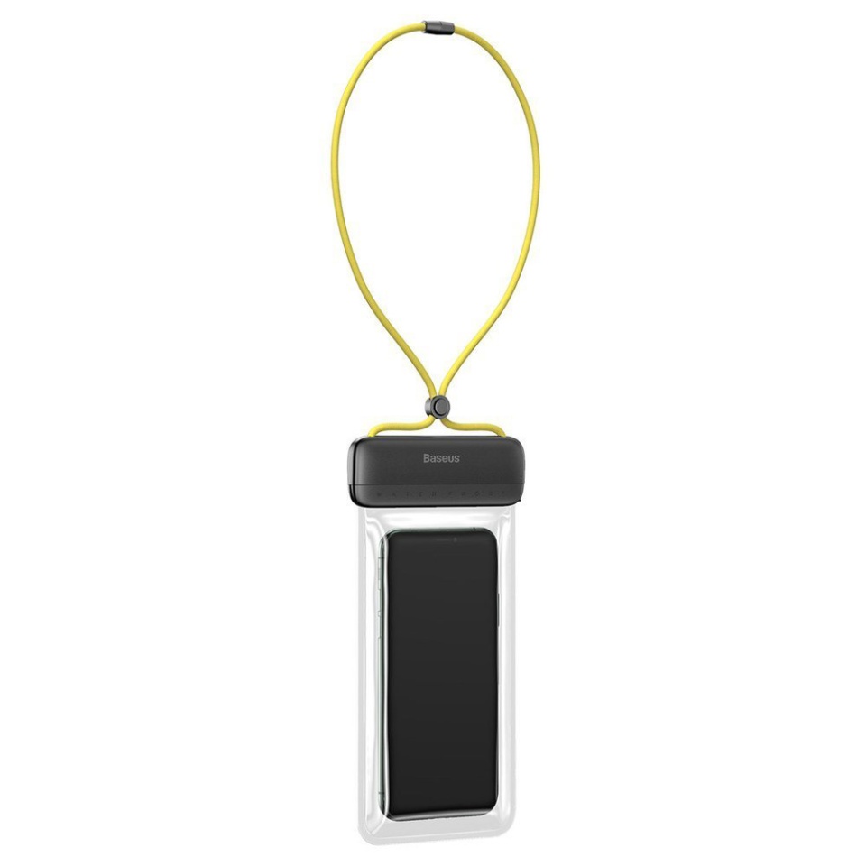 Husa de Telefon Waterproof Universala, Baseus ACFSD-D24, IPX8 adancime 30m, Negru;galben - 2 | YEO