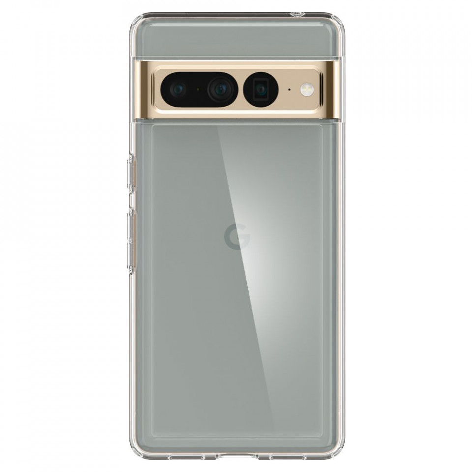 Husa Google Pixel 7 Pro, Spigen Ultra Hybrid - Crystal Clear - 2 | YEO