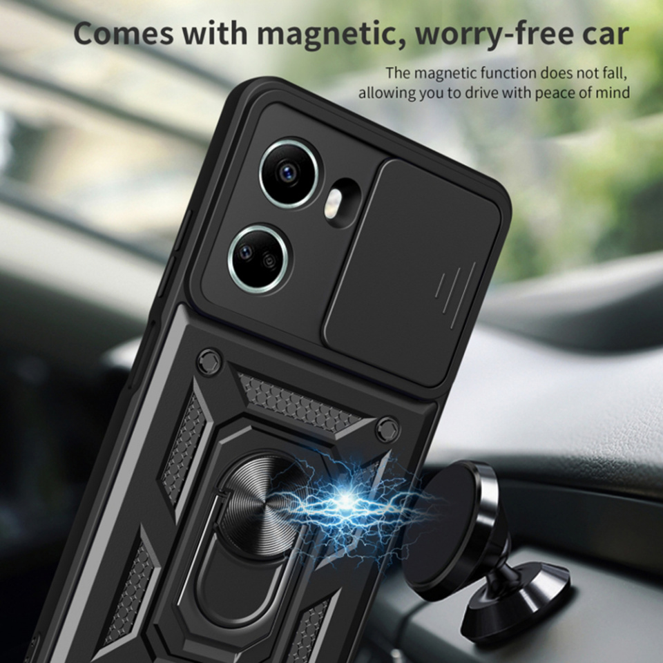 Husa Huawei nova 11 SE / nova 12 SE cu inel magnetic si protectie camera Skyddar CamShield - Mint - 3 | YEO