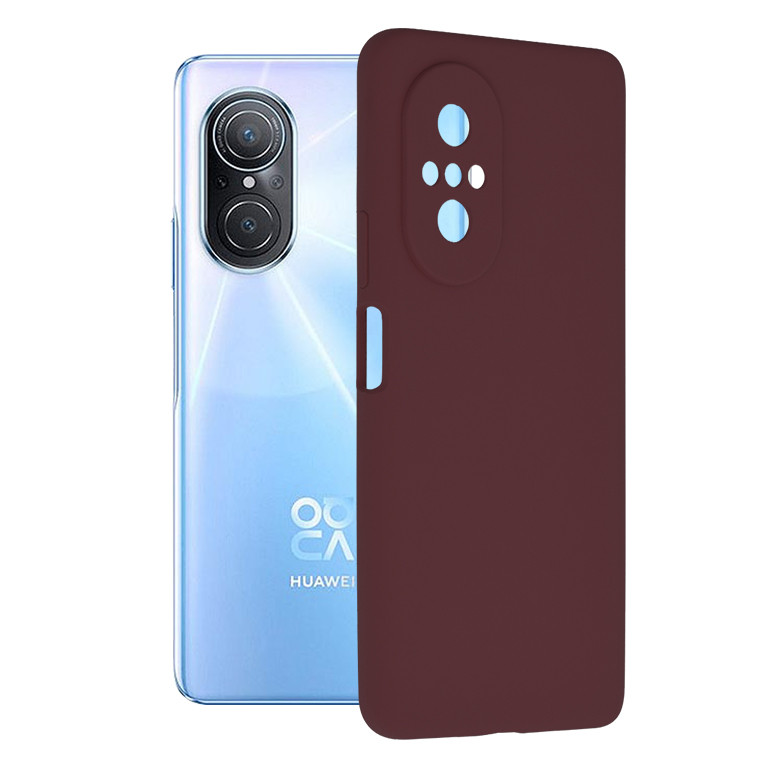 Husa Huawei Nova 9 SE din silicon moale, Techsuit Soft Edge - Plum Violet