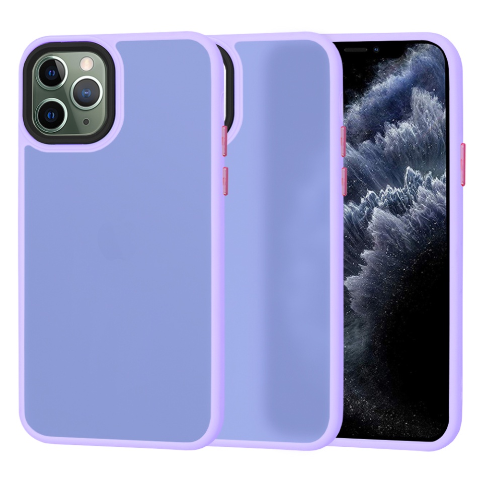 Husa iPhone 11 Pro Max Magsafe, ce absoarbe intens socurile, Skyddar Frosted - Mov deschis