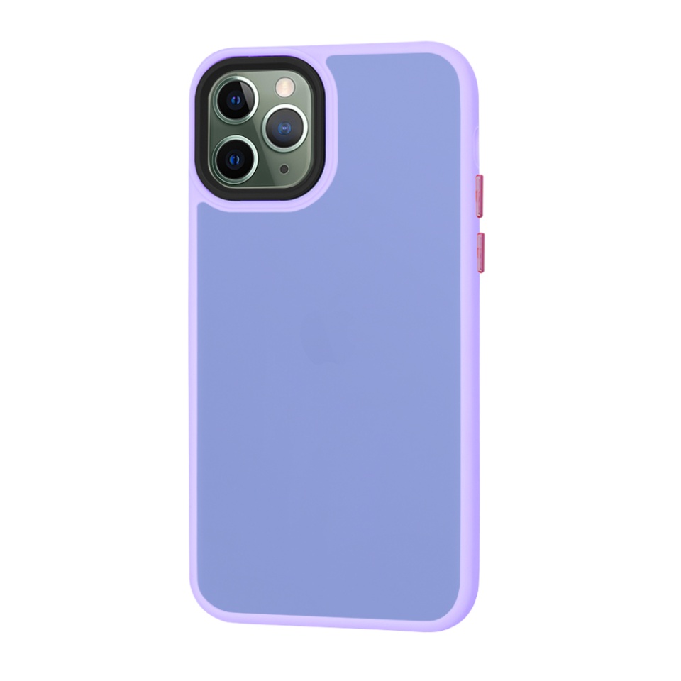 Husa iPhone 11 Pro Max Magsafe, ce absoarbe intens socurile, Skyddar Frosted - Mov deschis - 1 | YEO