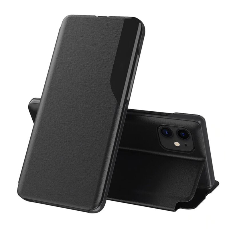 Husa iPhone 11 tip carte, Techsuit eFold - Negru