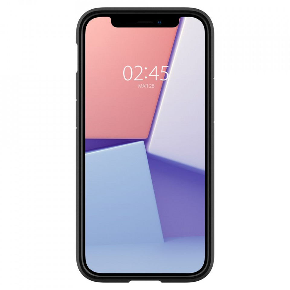 Husa iPhone 12 / 12 Pro, Ultra Hybrid Spigen - Negru - 3 | YEO