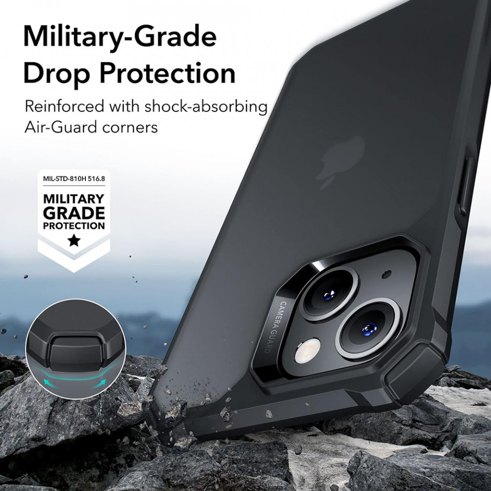 Husa iPhone 13 / 14, Air Armor ESR - Negru - 2 | YEO