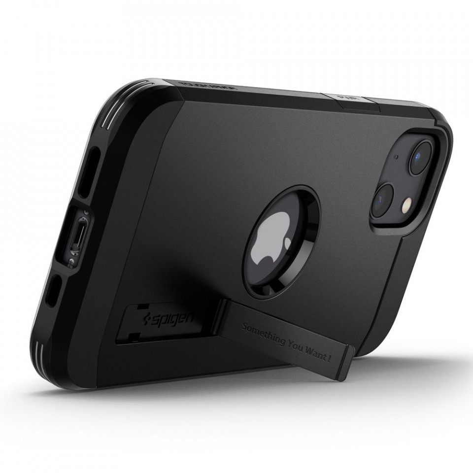 Husa iPhone 13, Tough Armor Spigen - Negru - 3 | YEO