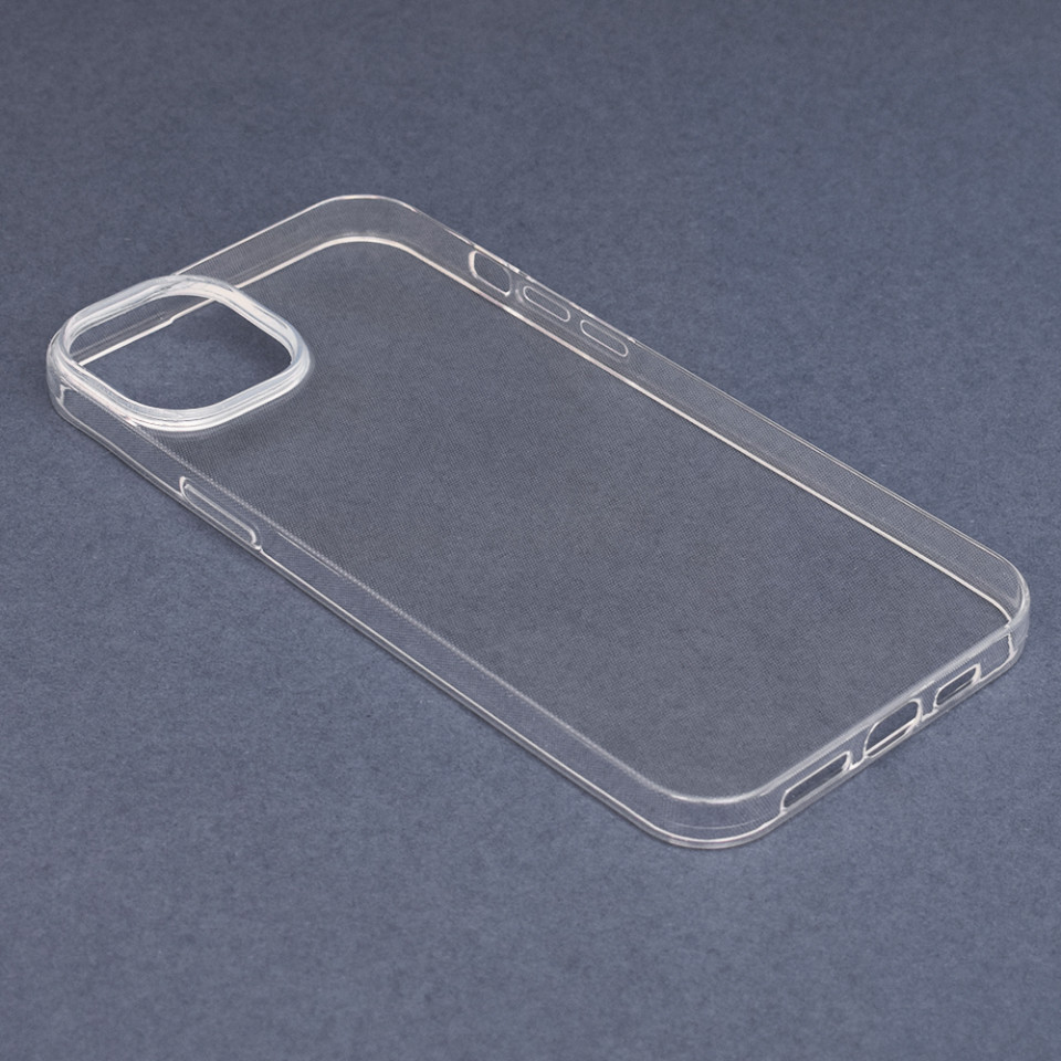 Husa iPhone 14 Pro Max, din silicon TPU slim, Techsuit - Transparent - 1 | YEO