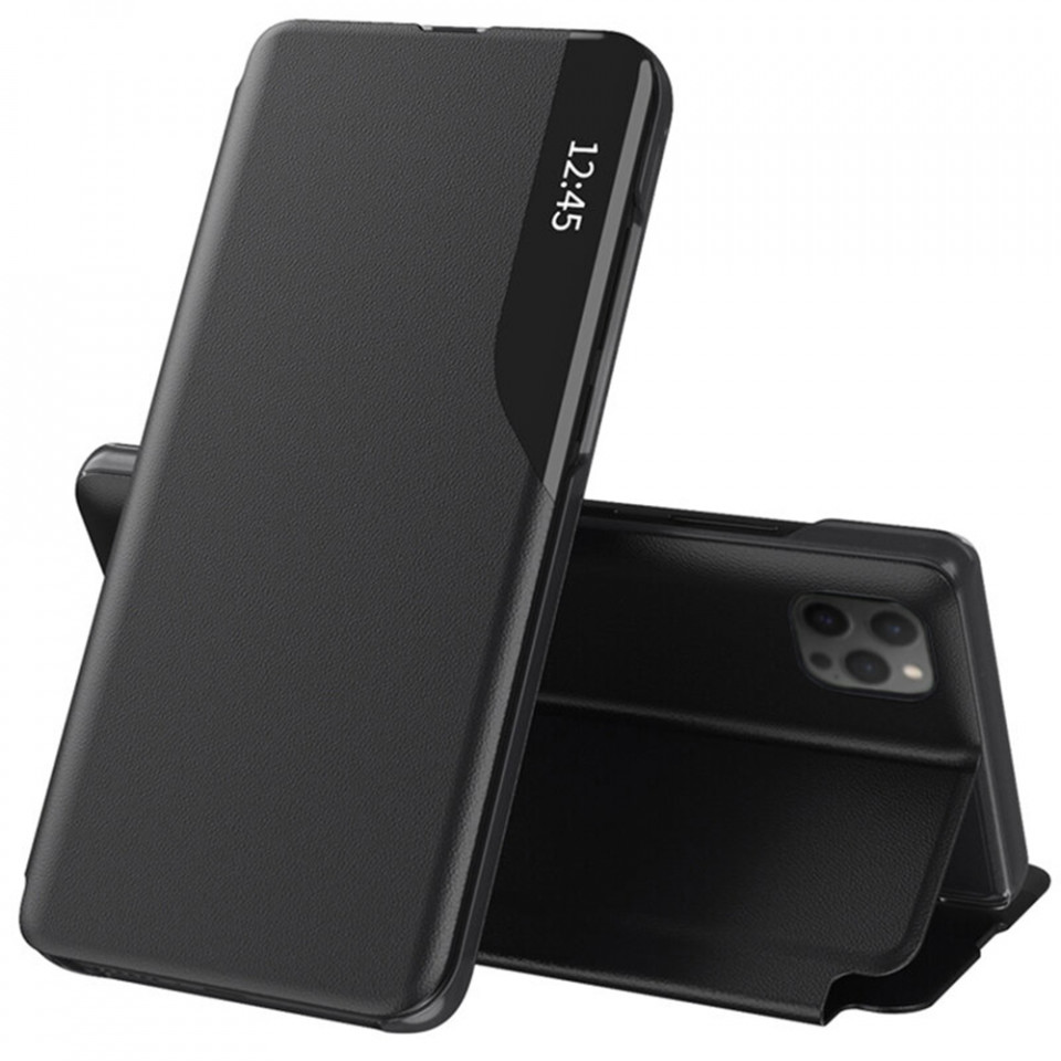 Husa iPhone 14 Pro Max tip carte, Techsuit eFold - Negru - 1 | YEO