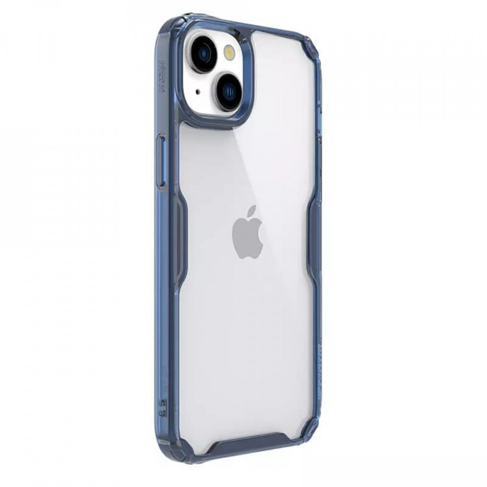 Husa iPhone 15 Plus, Nillkin Nature TPU - Albastru - 3 | YEO