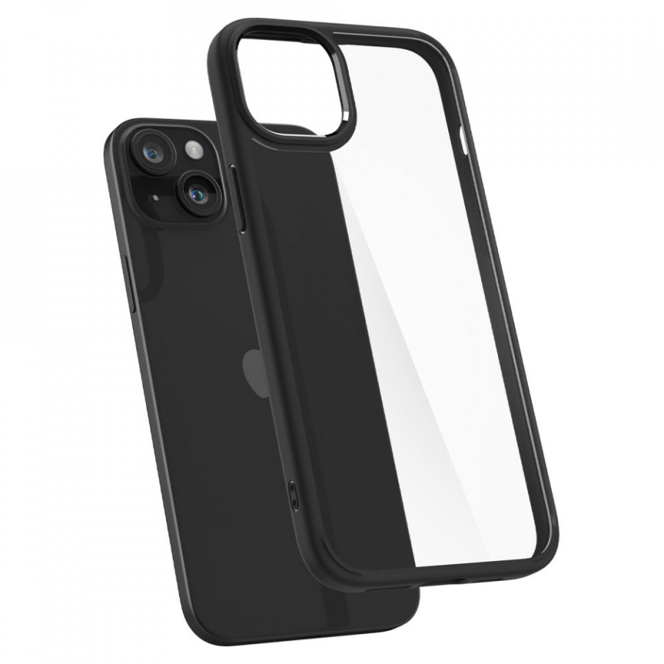 Husa iPhone 15 Plus, Spigen Ultra Hybrid - Matte Black - 1 | YEO