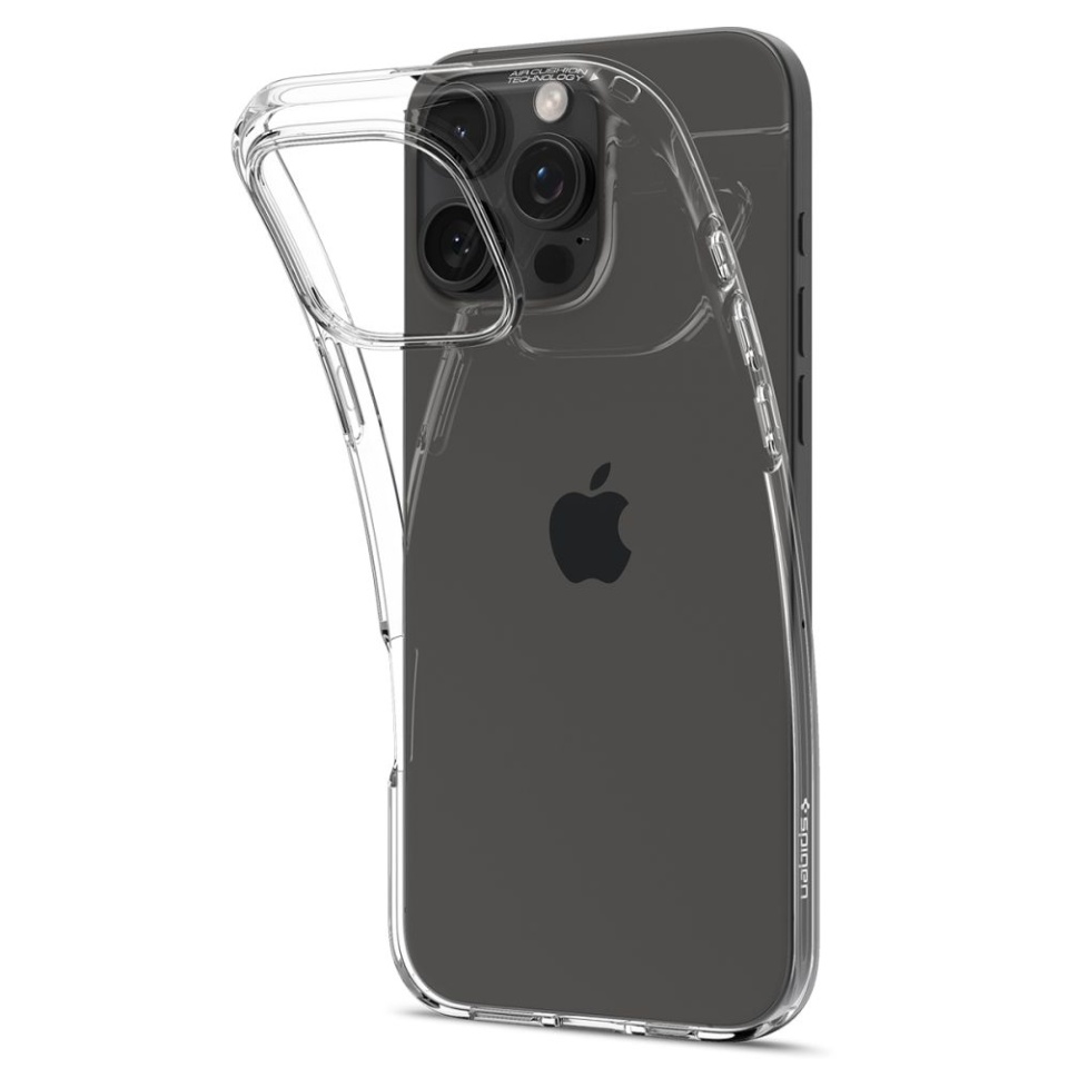 Husa iPhone 16 Pro Max, Spigen Liquid Crystal - Roz - 4 | YEO