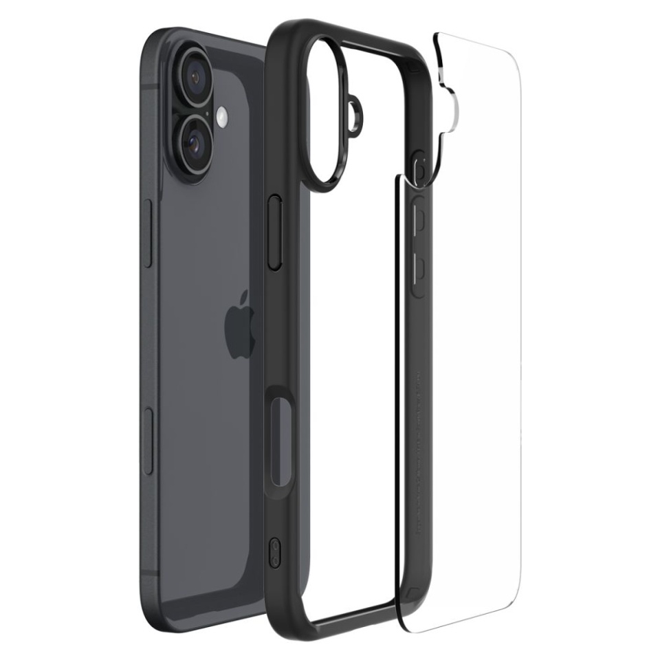 Husa iPhone 16, Ultra Hybrid Spigen - Negru - 1 | YEO