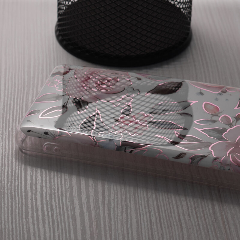 Husa Motorola Moto E7 Power / E7i Power Marble Series, Techsuit - Chloe White - 2 | YEO