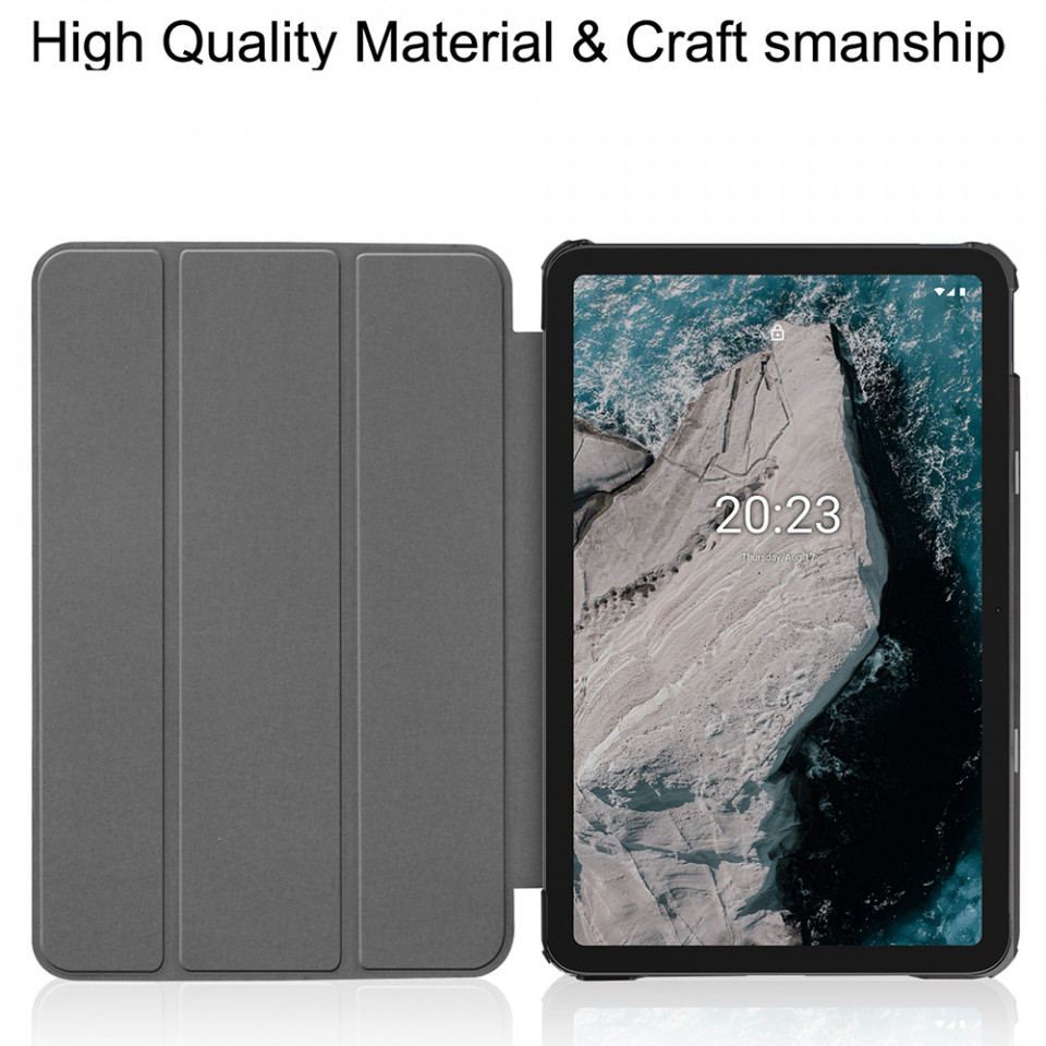 Husa Nokia T20, Techsuit FoldPro - Negru - 4 | YEO