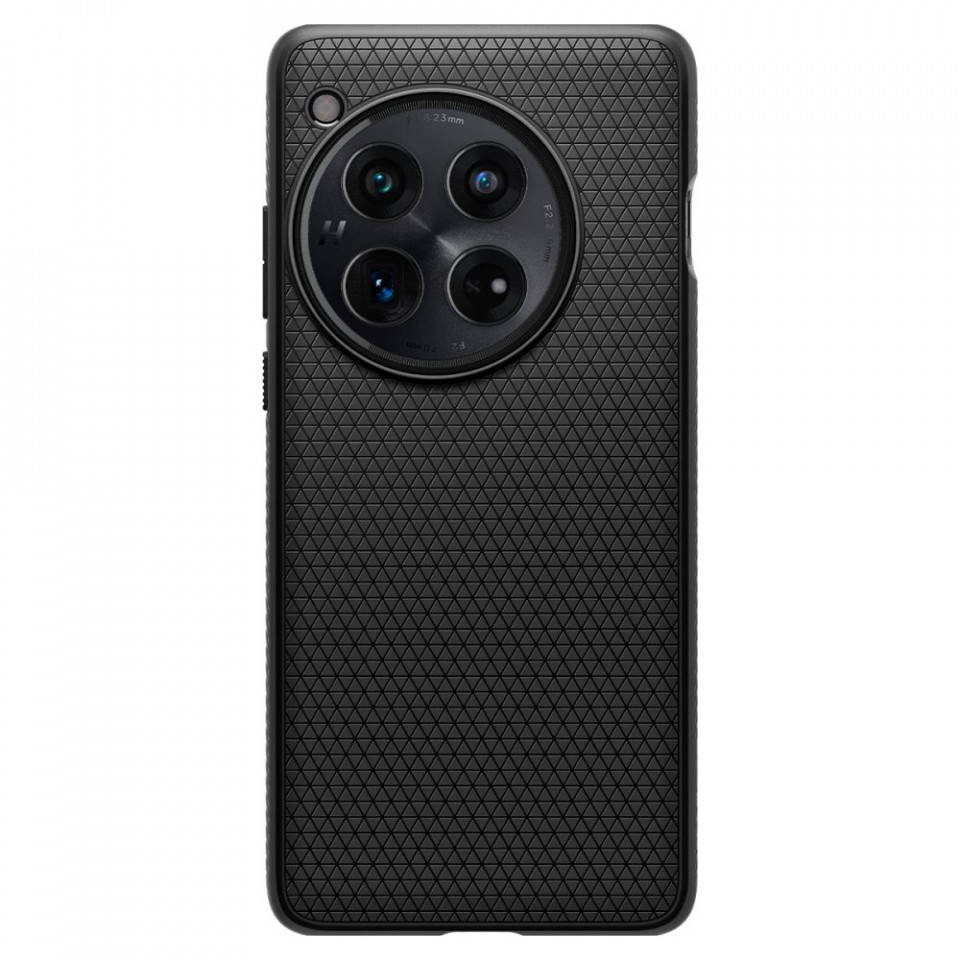 Husa OnePlus 12 flexibila, Spigen Liquid Air - Negru - 1 | YEO