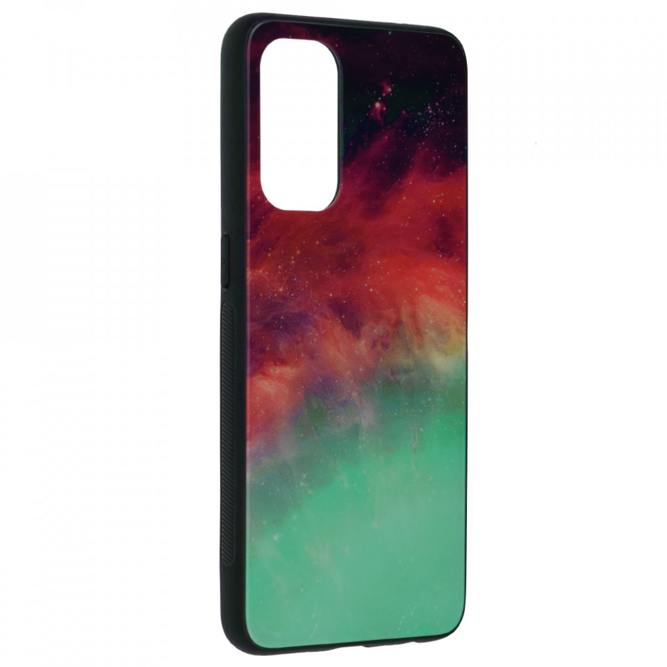 Husa OPPO Reno 5 Pro 5G cu sticla securizata, Techsuit Glaze - Fiery Ocean - 3 | YEO