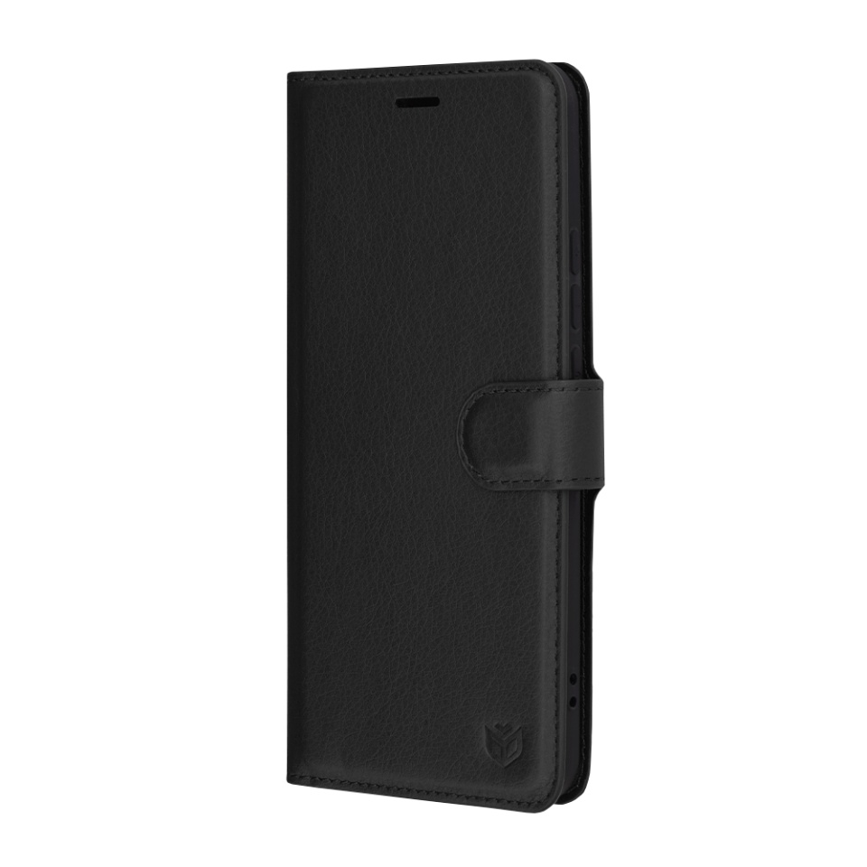 Husa Oppo Reno12 Pro tip Carte, cu Portofel Interior, Finisaje Premium, SKYDDAR Leather Wallet - Negru - 3 | YEO