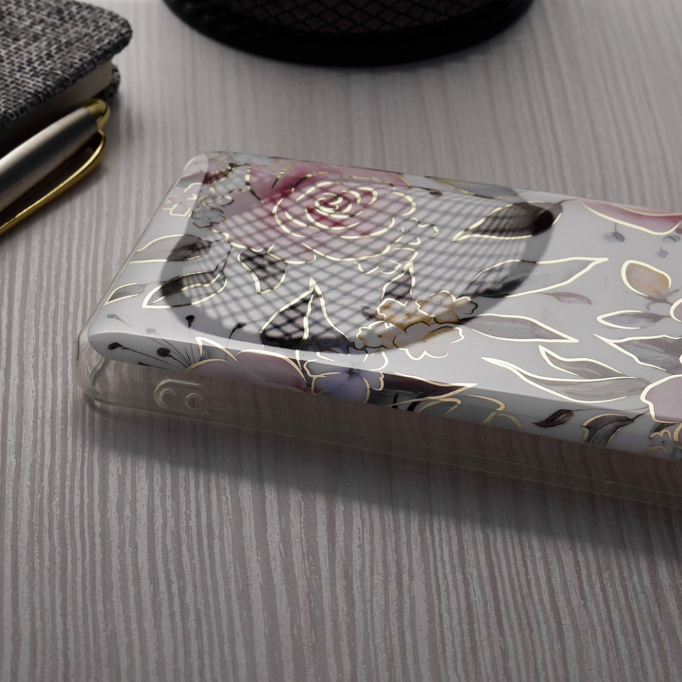 Husa Oppo Reno8 Pro Marble Series, Techsuit - Chloe White - 2 | YEO