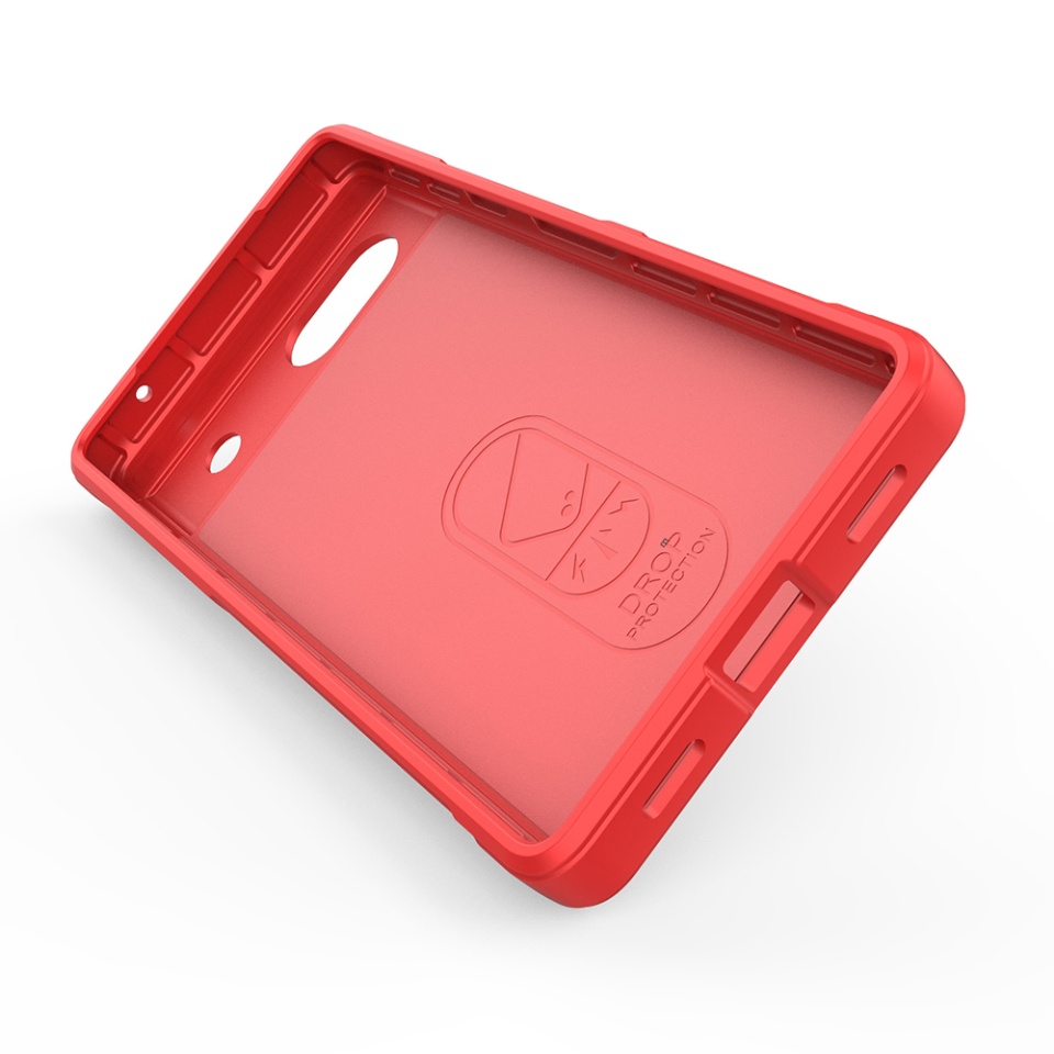 Husa pentru Google Pixel 8a, SKYDDAR INNOVATION, Magic Shield, din Silicon Mat, set cu sticker, Verde - 3 | YEO