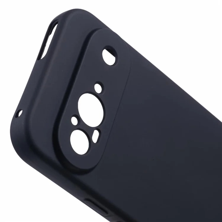 Husa pentru Google Pixel 9 din Silicon Catifelat, Protectie Premium, Skyddar SoftElegance - Negru - 1 | YEO