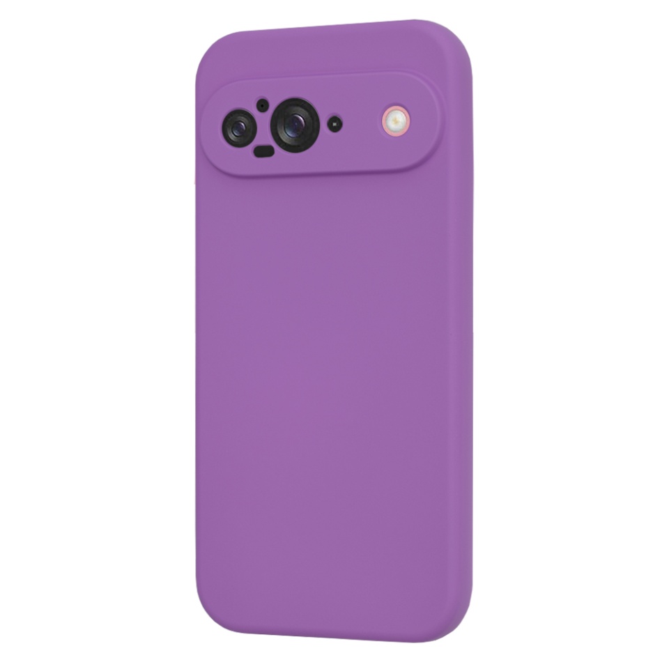Husa pentru Google Pixel 9 din Silicon Catifelat, Protectie Premium, Skyddar SoftElegance - Mov - 2 | YEO