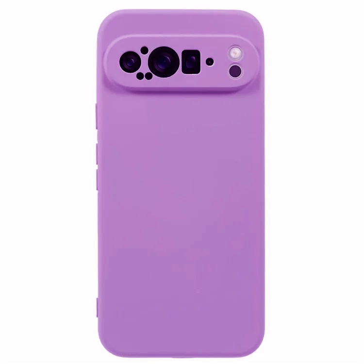 Husa pentru Google Pixel 9 Pro XL din Silicon Catifelat, Protectie Premium, Skyddar SoftElegance - Mov