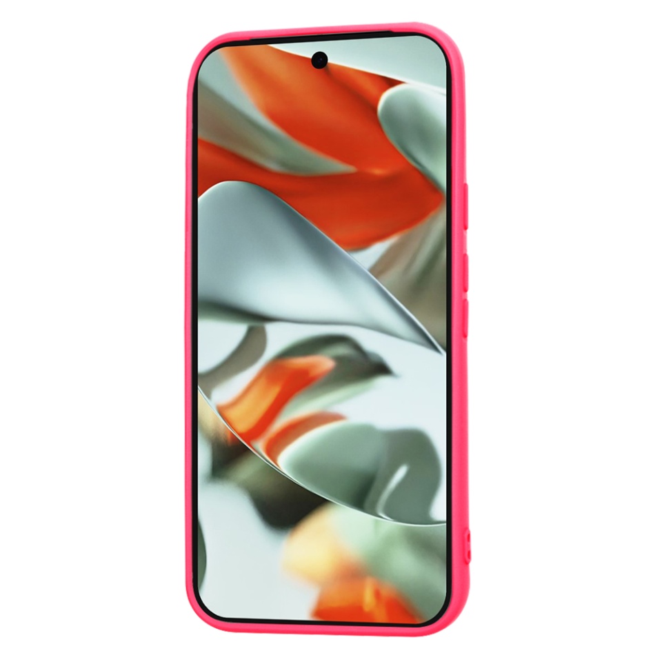 Husa pentru Google Pixel 9 Pro XL din Silicon Catifelat, Protectie Premium, Skyddar SoftElegance - Fucsia - 1 | YEO
