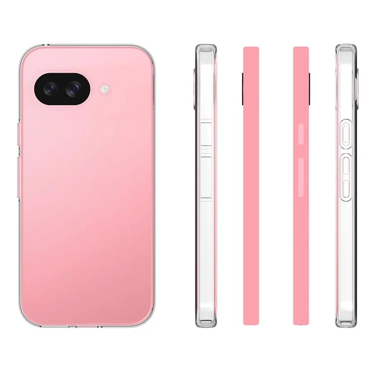 Husa pentru Google Pixel 9a din silicon transparent, SKDR ClearGuard - Transparent - 2 | YEO