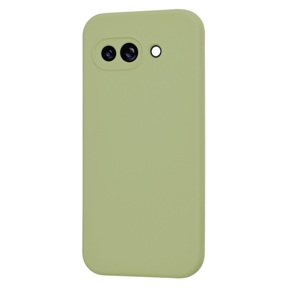 Husa pentru Google Pixel 9a, SKYDDAR INNOVATION, din Silicon Catifelat, SoftElegance, set cu sticker, Verde - 2 | YEO