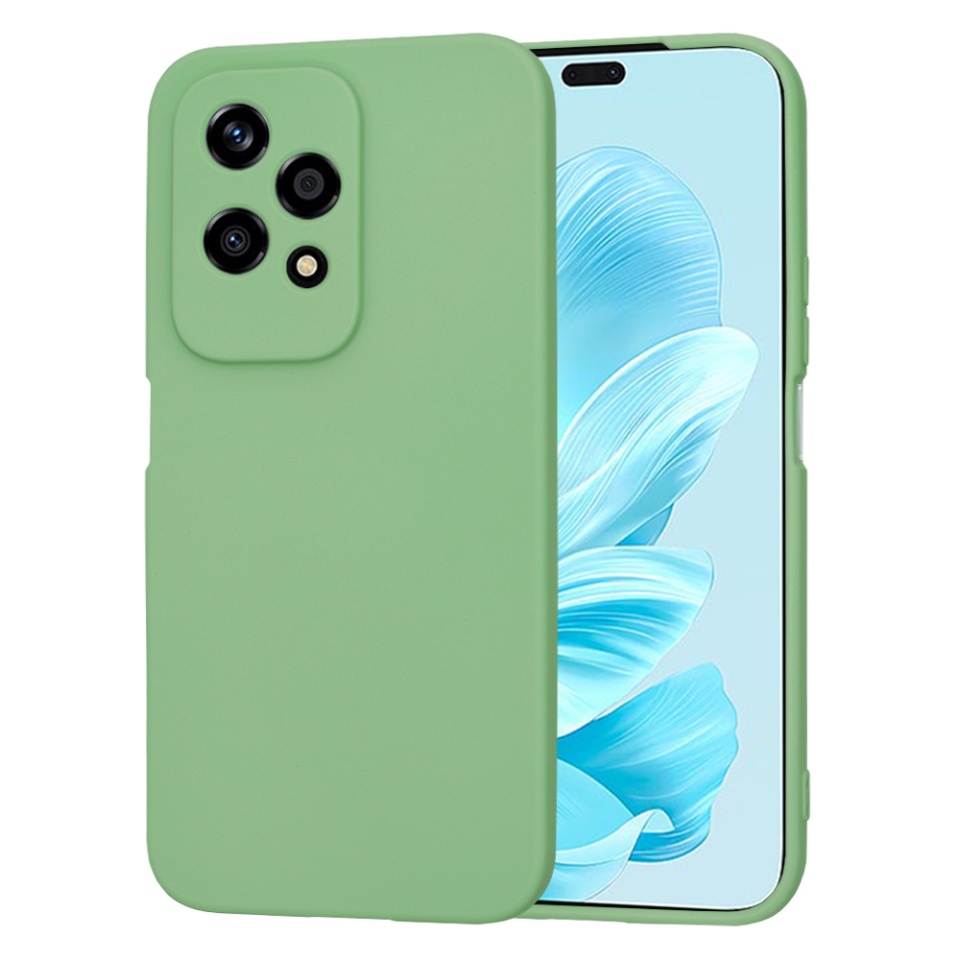 Husa pentru Honor 200 Lite din Silicon Catifelat, Protectie Premium, Skyddar SoftElegance - Verde deschis