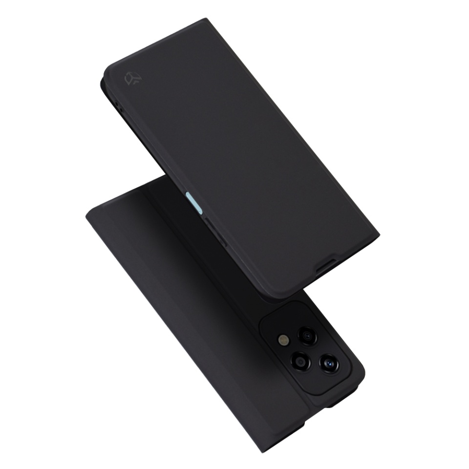 Husa pentru Honor 200 Lite, SKYDDAR INNOVATION, Magskin Book, tip Carte cu Portofel Interior, set cu sticker, Negru