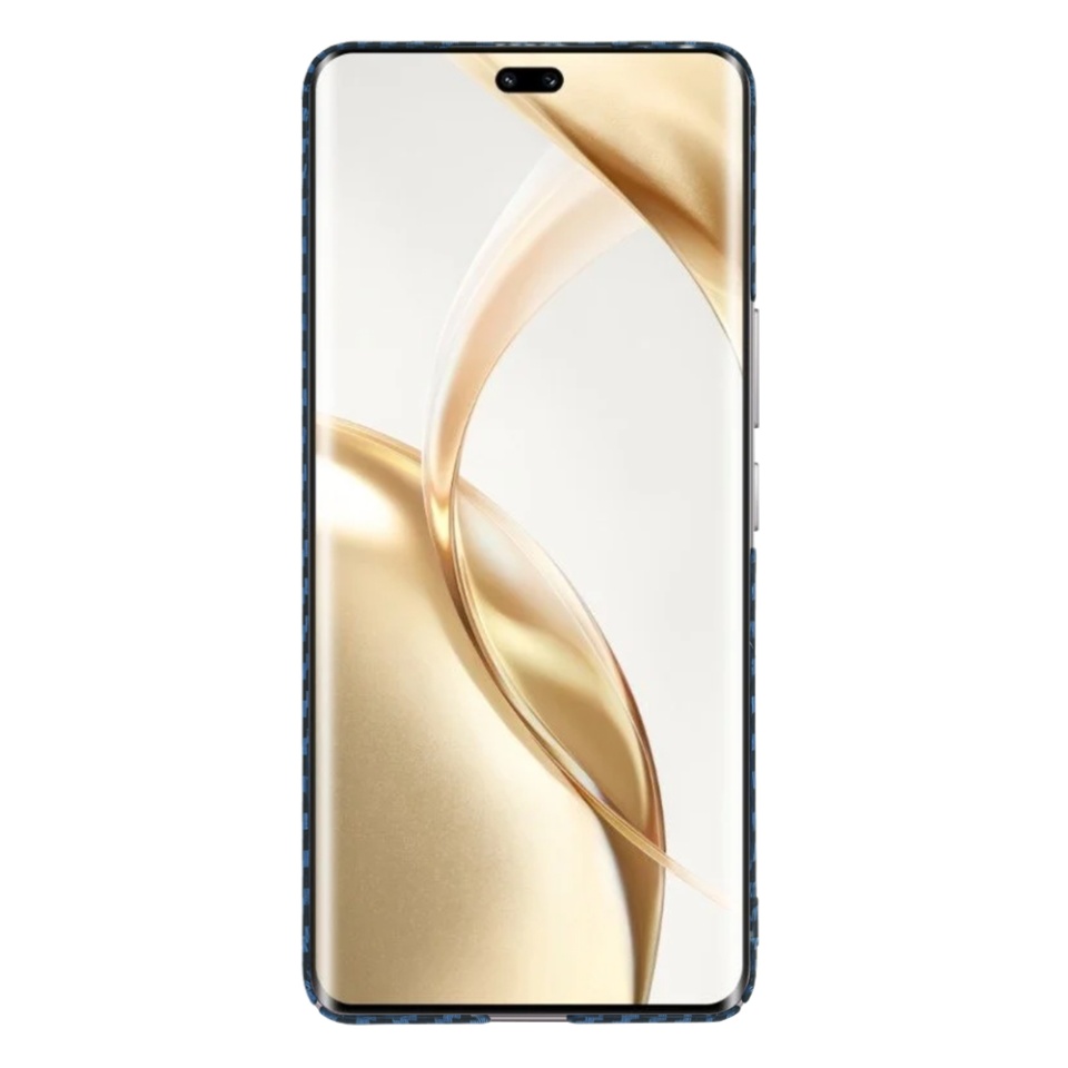 Husa pentru Honor 200 Pro, Finisaj Premium cu Textura de Carbon, Design Elegant, SKDR CarbonFlex - Cyan - 2 | YEO