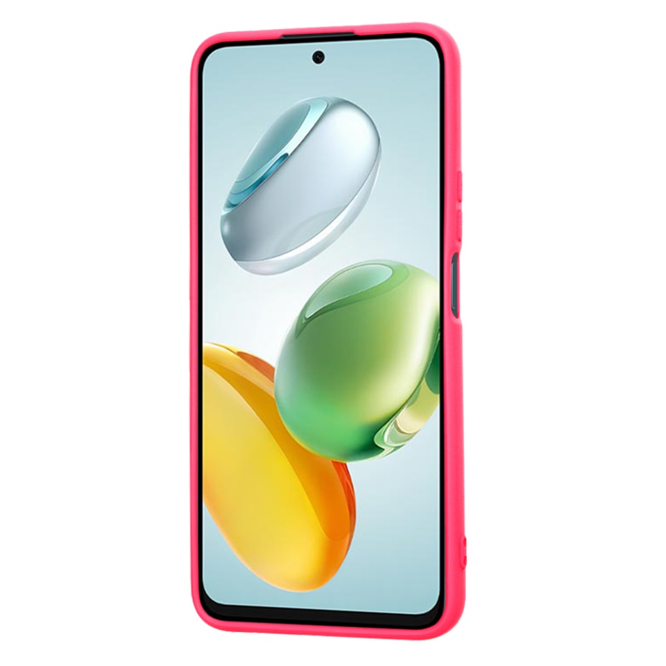 Husa pentru Honor 200 Smart / X7c din Silicon Catifelat, Protectie Premium, Skyddar SoftElegance - Fucsia - 1 | YEO