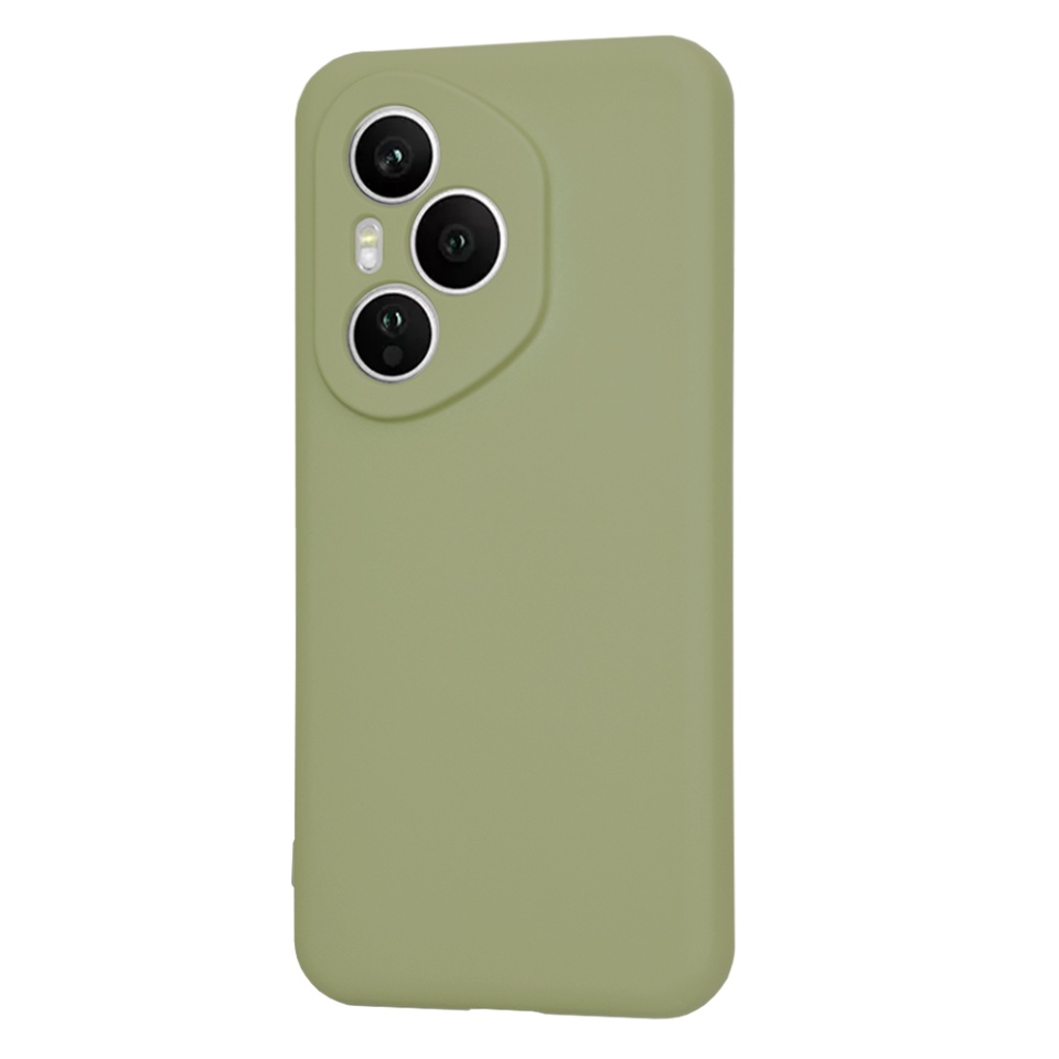 Husa pentru Honor 400 Pro, SKYDDAR INNOVATION, din Silicon Catifelat, SoftElegance, set cu sticker, Verde - 2 | YEO