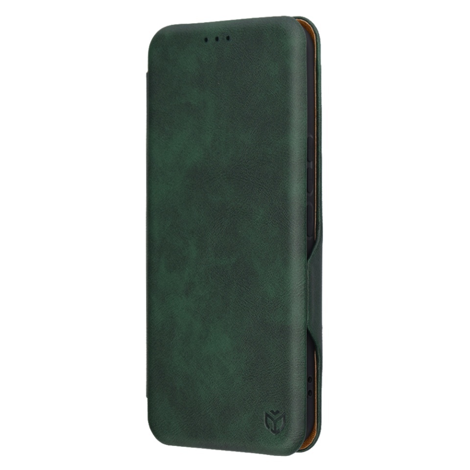 Husa pentru Honor 400 Pro, SKYDDAR INNOVATION, Safe Wallet tip carte din Piele Ecologica, Suport Carduri, Inchidere Magnetica, set cu sticker, Verde - 3 | YEO