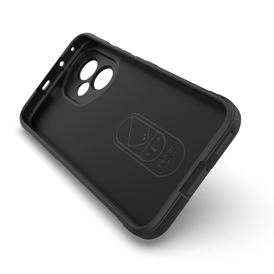 Husa pentru Honor 400, SKYDDAR INNOVATION, Magic Shield, din Silicon Mat, set cu sticker, Mov - 3 | YEO