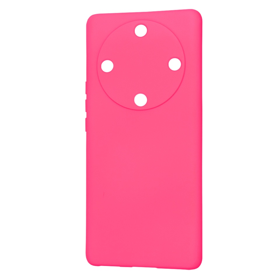 Husa pentru Honor Magic5 Lite din Silicon Catifelat, Protectie Premium, Skyddar SoftElegance - Fucsia - 3 | YEO