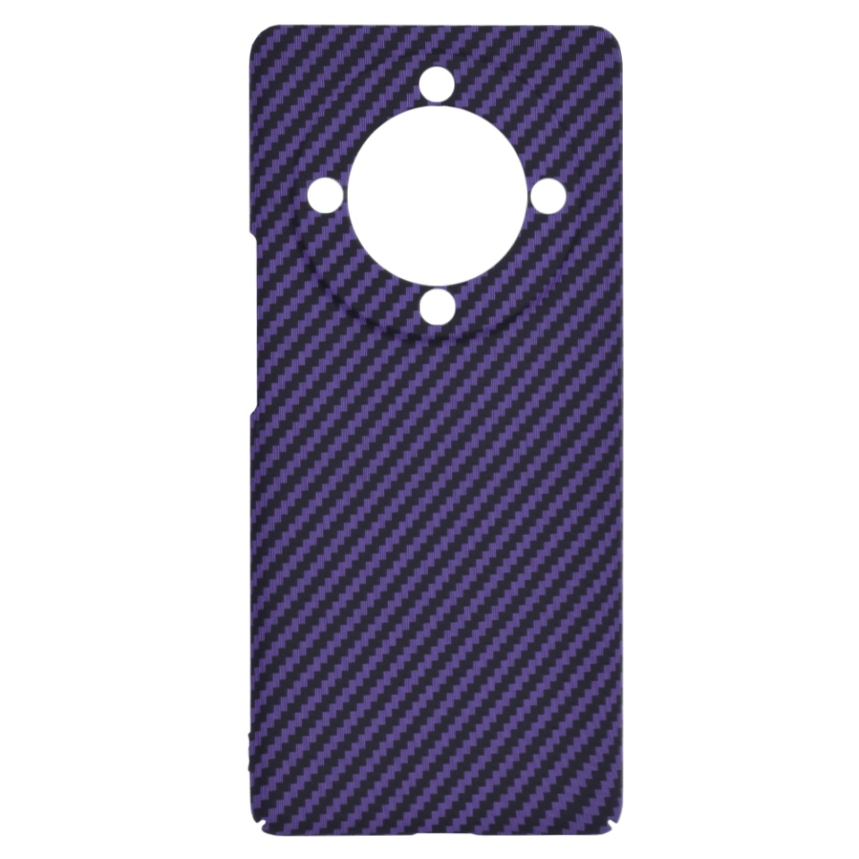 Husa pentru Honor Magic5 Lite, Finisaj Premium cu Textura de Carbon, Design Elegant, SKDR CarbonFlex - Mov - 3 | YEO